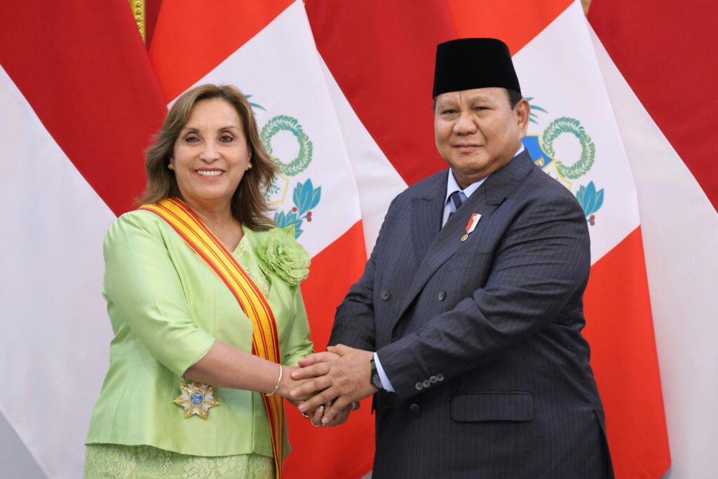 PRABOWO DAN PRESIDEN PERU