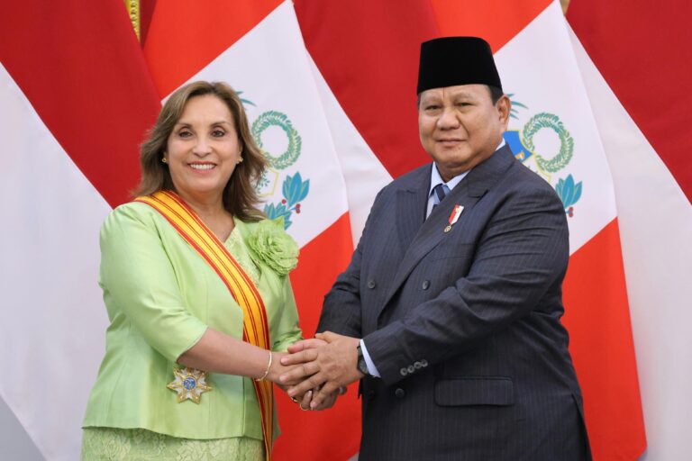 PRABOWO DAN PRESIDEN PERU